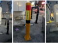 LPG 일자형 차량보호대(일자 볼라드)  현장 설치 사진